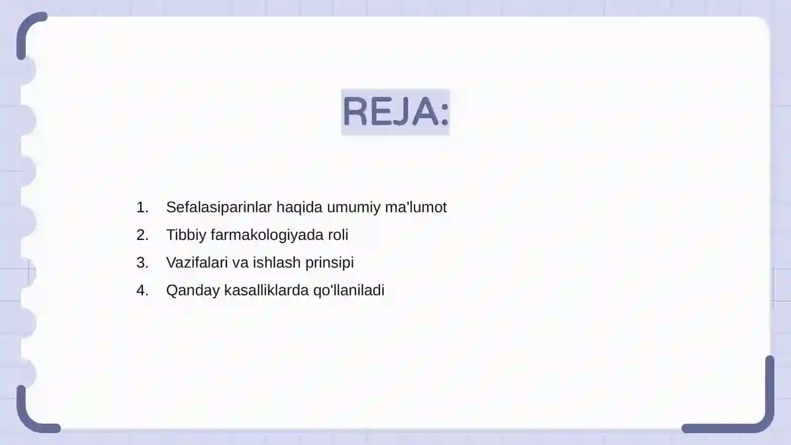 Tibbiy Farmakalogiyada Sefalasiparinlar 2