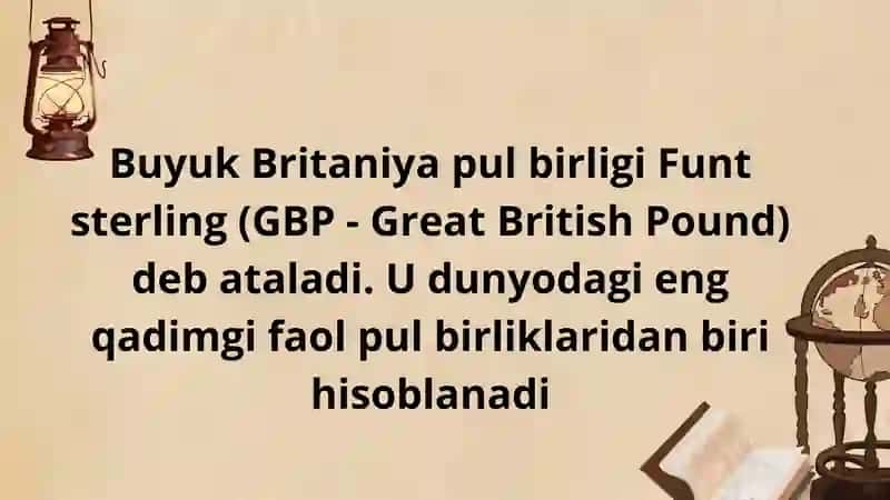 Buyuk Britaniya pul birligi 2