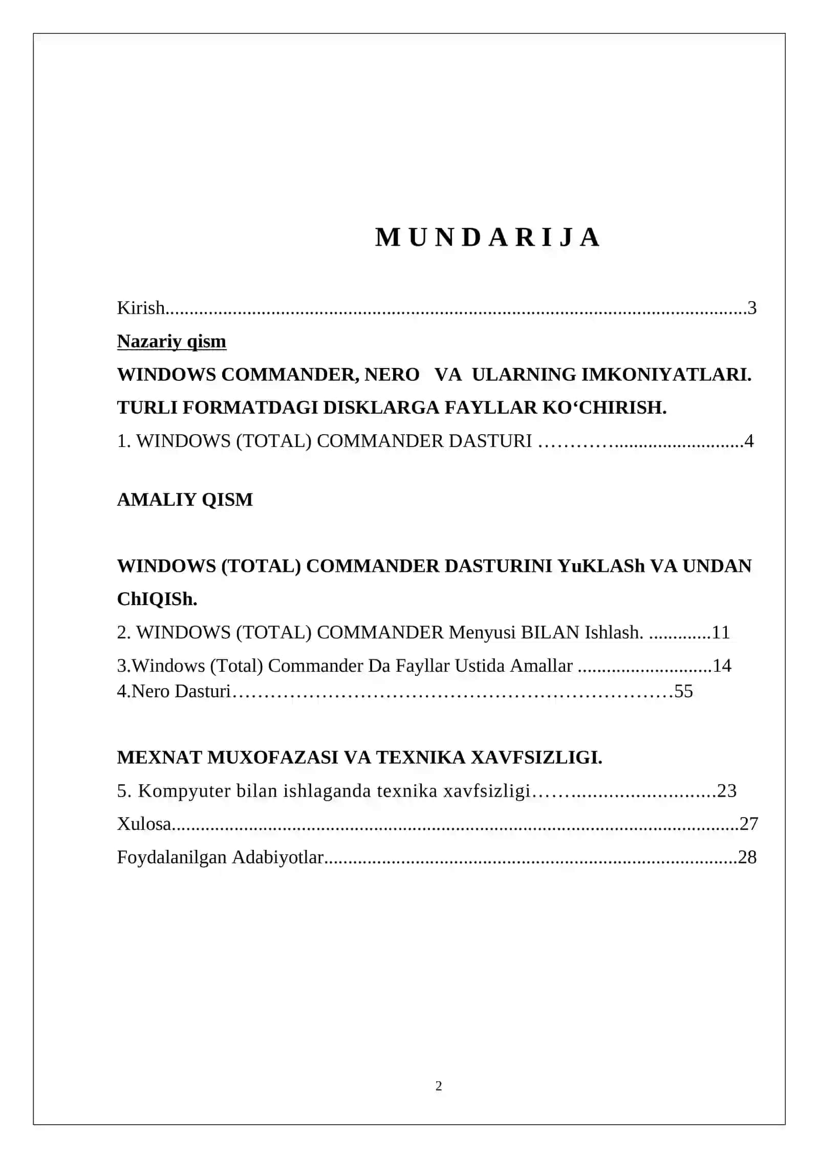 KT: ”INFORMATIKA VA AT” YONALISHI 2