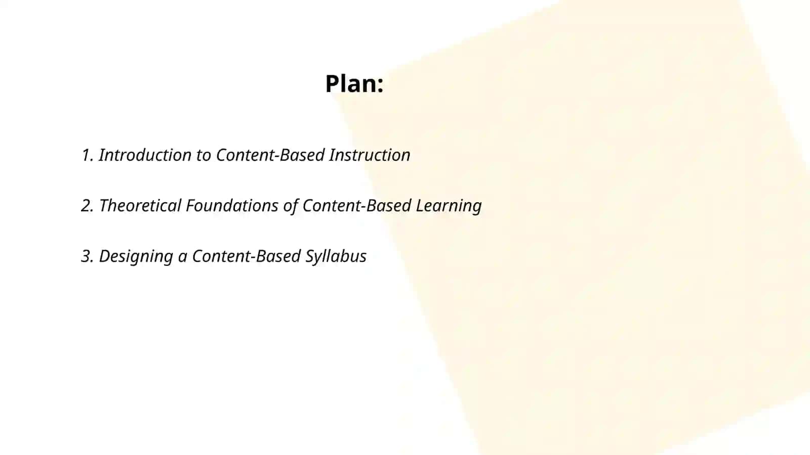 Content based syllabus 2