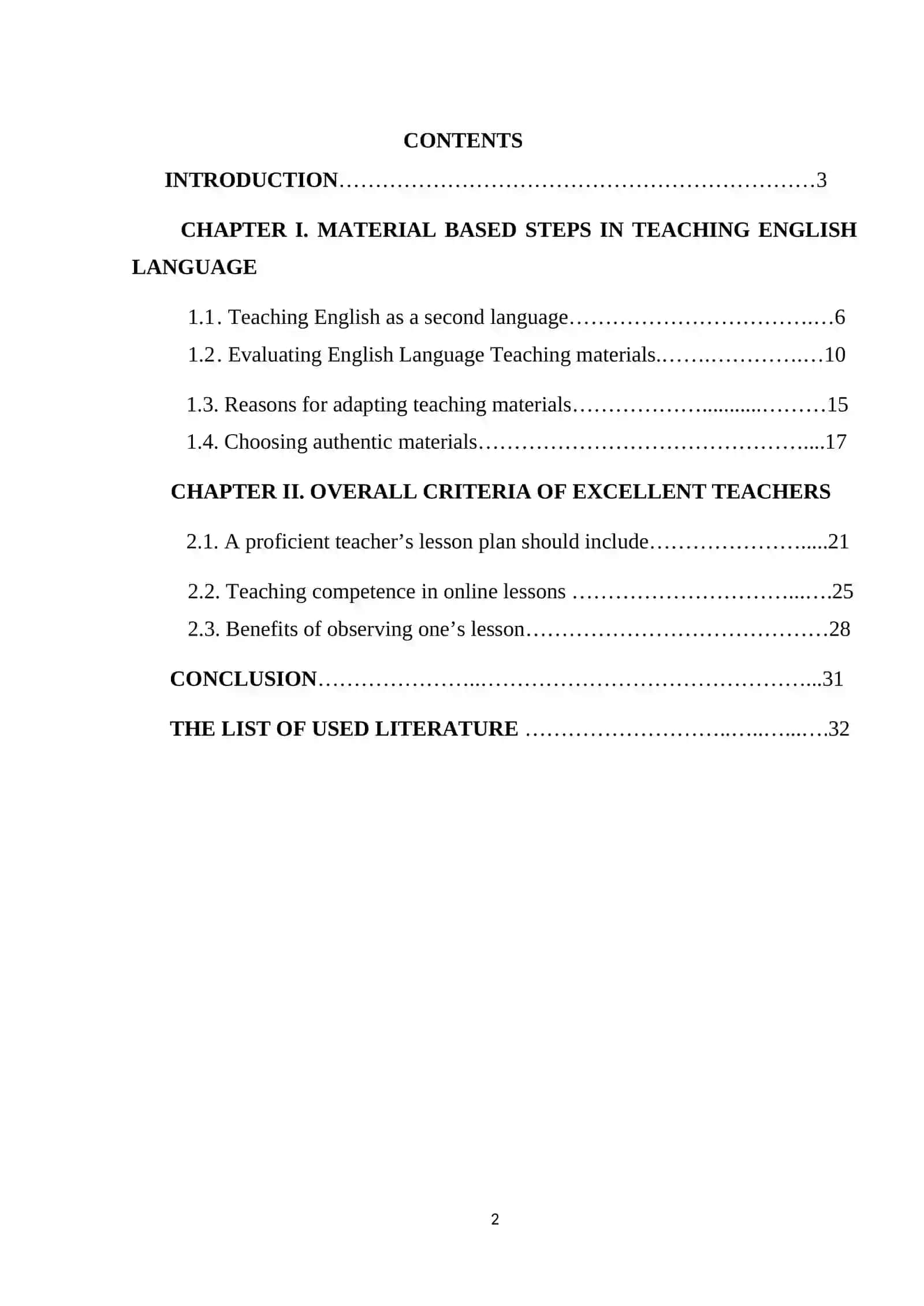 PROFICIENCY LEVELS AND STAGES IN FOREIGN LANGUAGE TEACHING 2