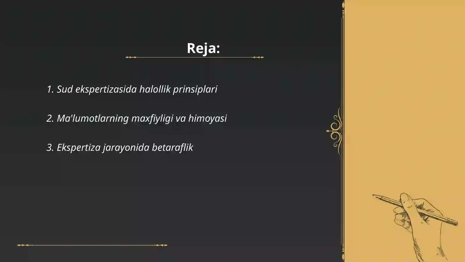 Sud ekspertizasining etik masalalari 2