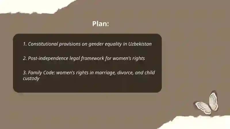 Women's Rights and Gender Equality Laws in Uzbekistan 2