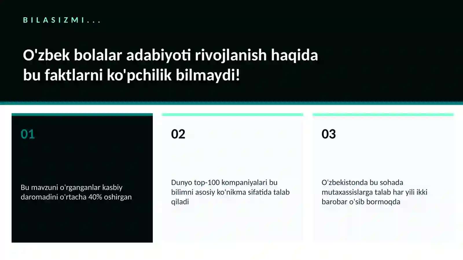 O'zbek bolalar adabiyoti rivojlanish 2