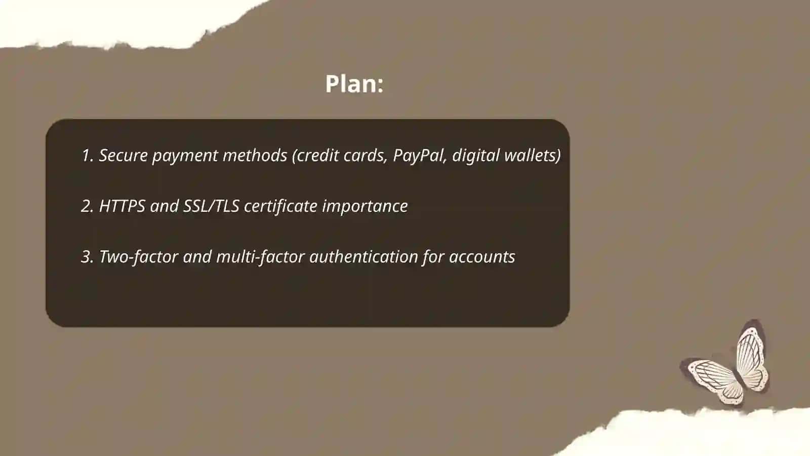 Security measures in online shopping 2