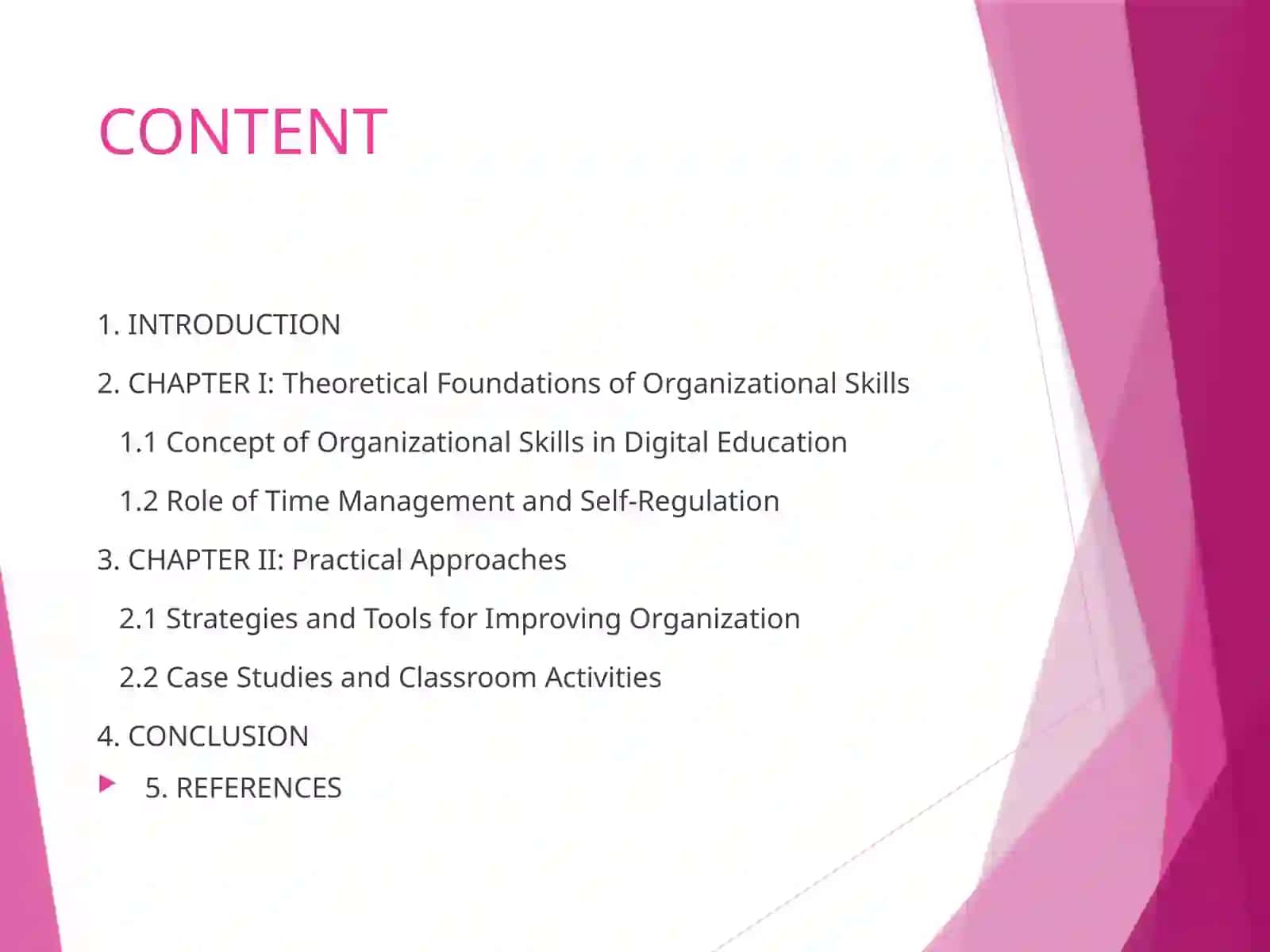 Learn about the theoretical foundations and practical approaches to organizational skills in digital 2