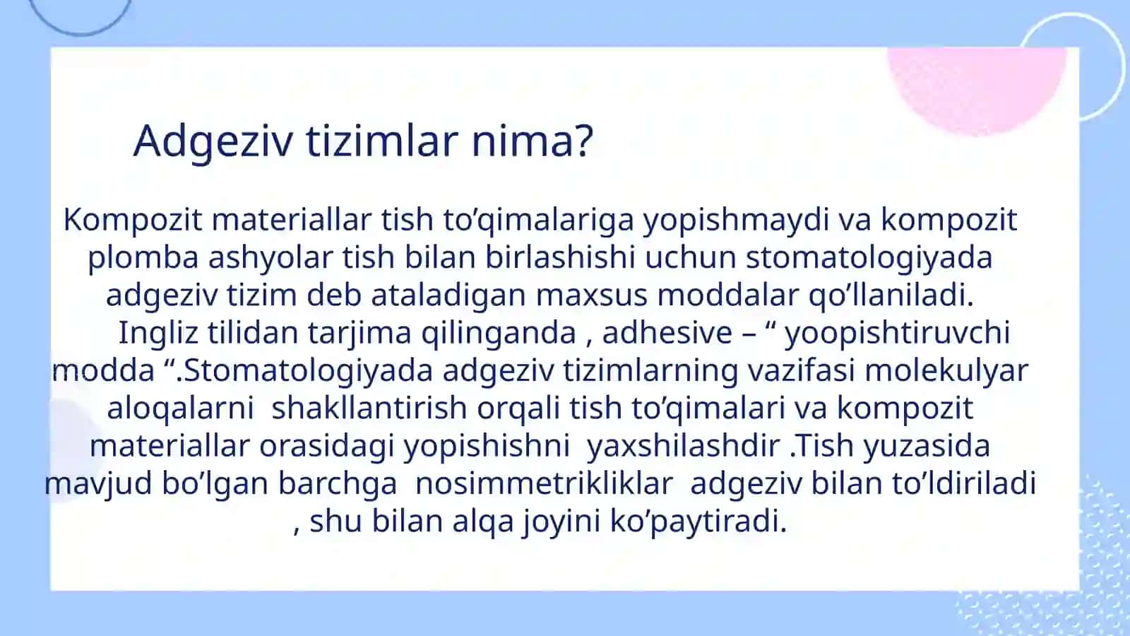 stomatologiyada universal adgeziv tizimlar 2