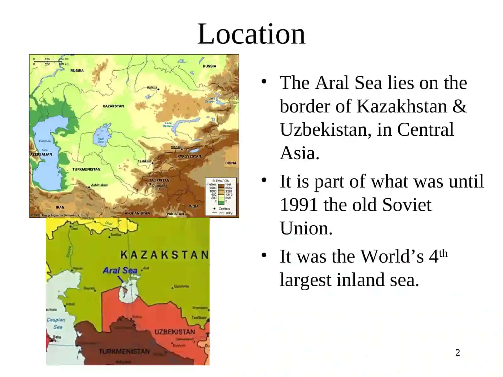 The ARAL SEA 2