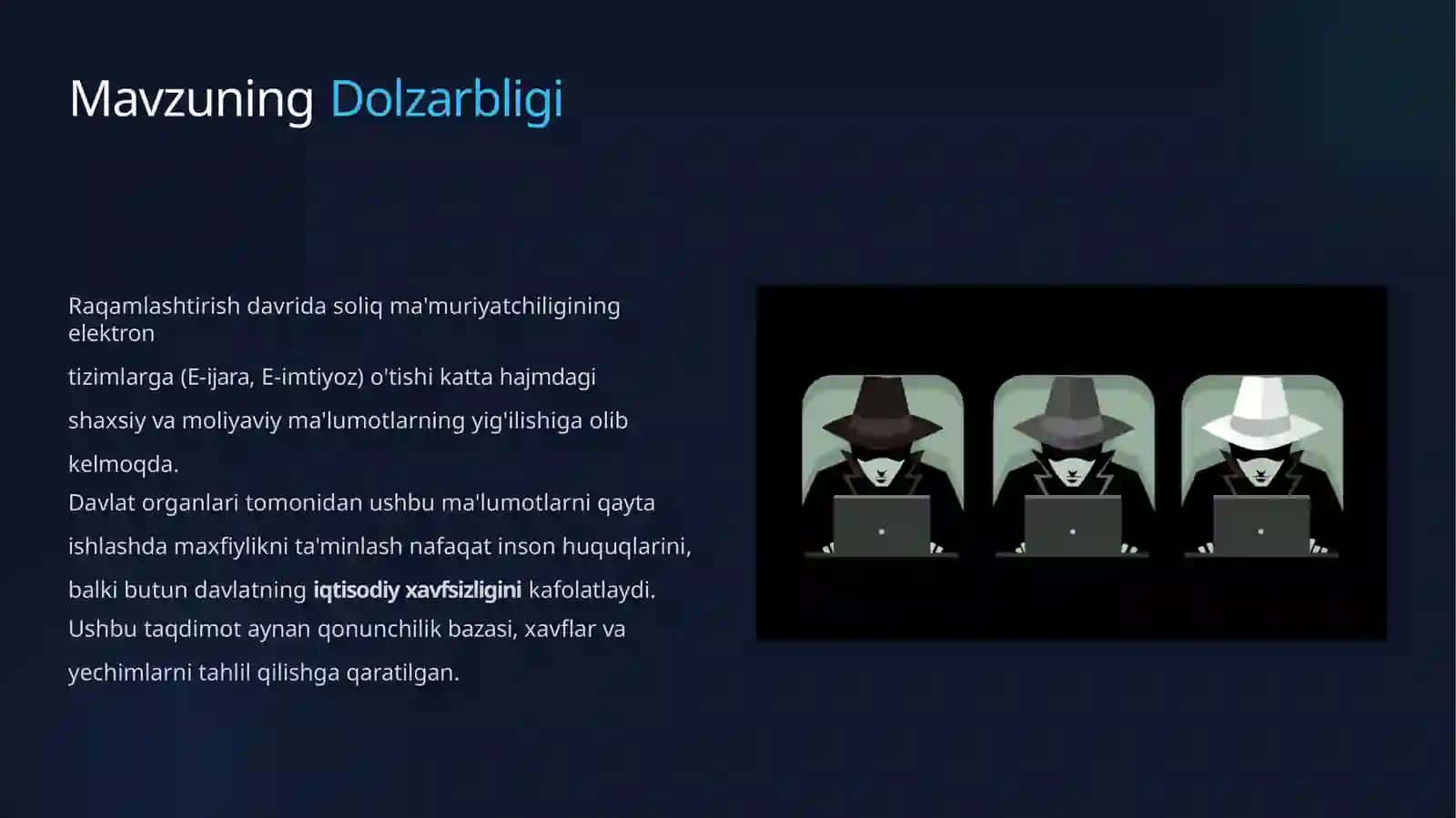 Soliq Sirini Saqlash va Shaxsiy Ma'lumotlar Himoyasi 2