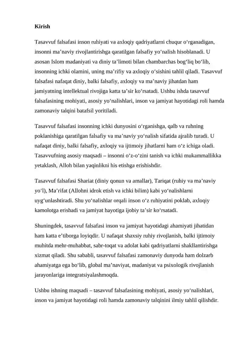 TASAVVUF FALSAFASI 2