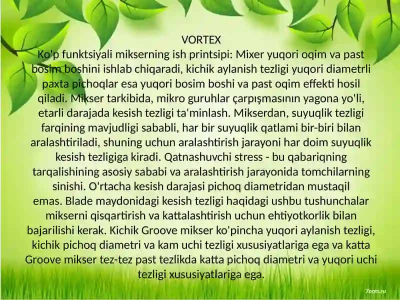 VORTEX Ko'pfunktsiyali Mikser 2