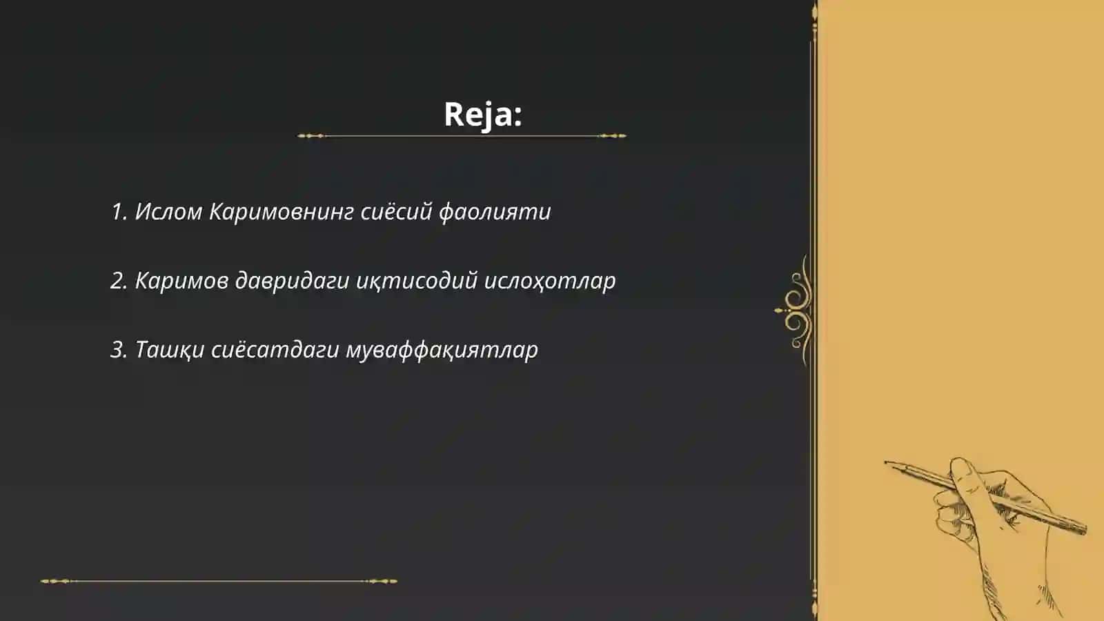 Ислом Каримовнинг сиёсий фаолияти 2