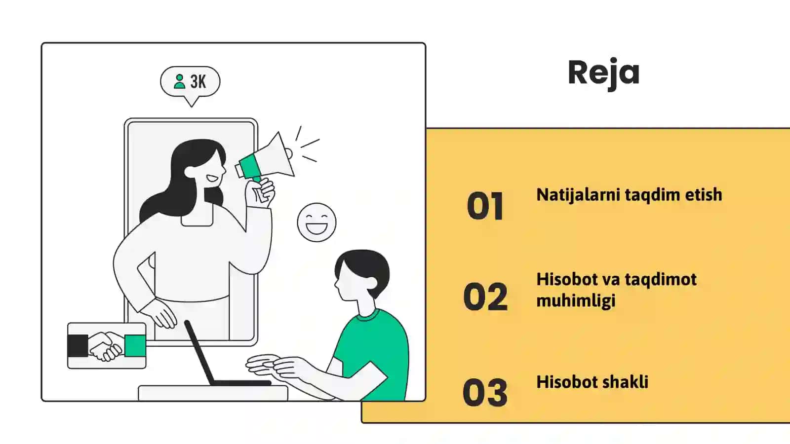 Hisobot va taqdimot tayyorlash 2