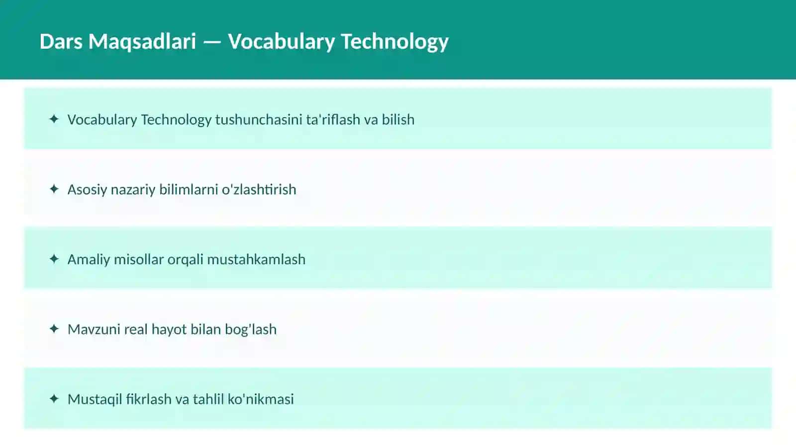Vocabulary Education 2