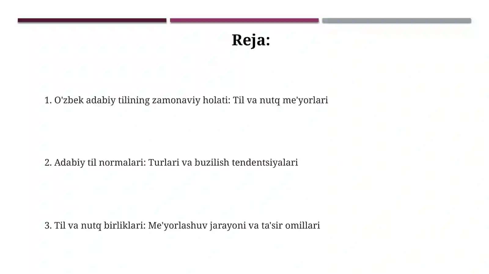 O'zbek adabiy tilining zamonaviy holati 2