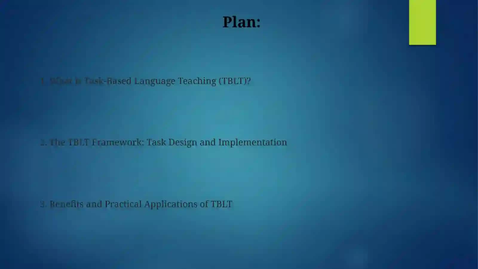 Task-Based Language Teaching 2