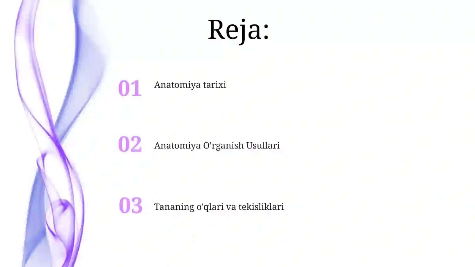 Anatomiyafaning rivojlanishi tarixiy 2