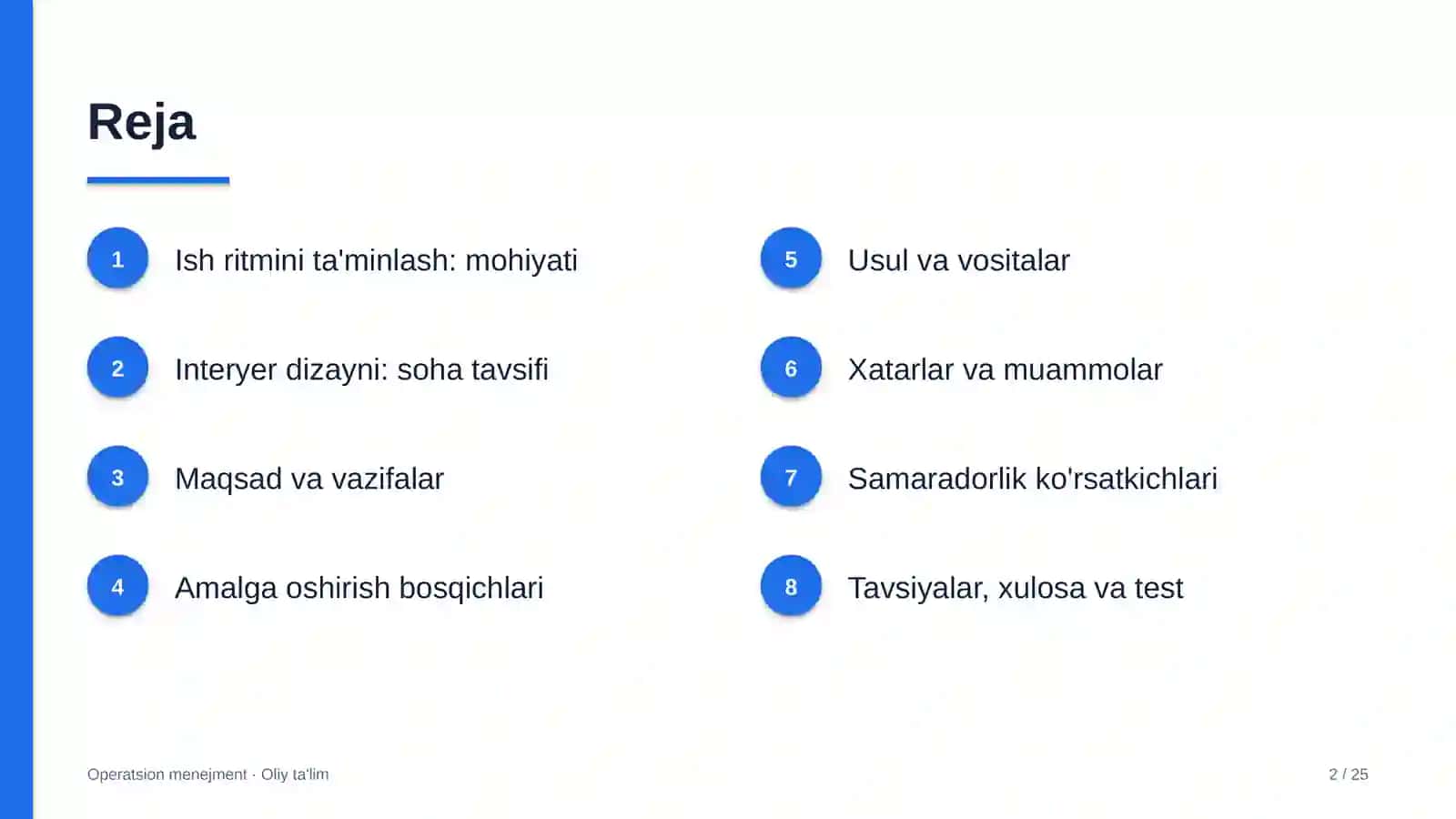 Interyer dizaynida ish ritmini ta'minlash 2