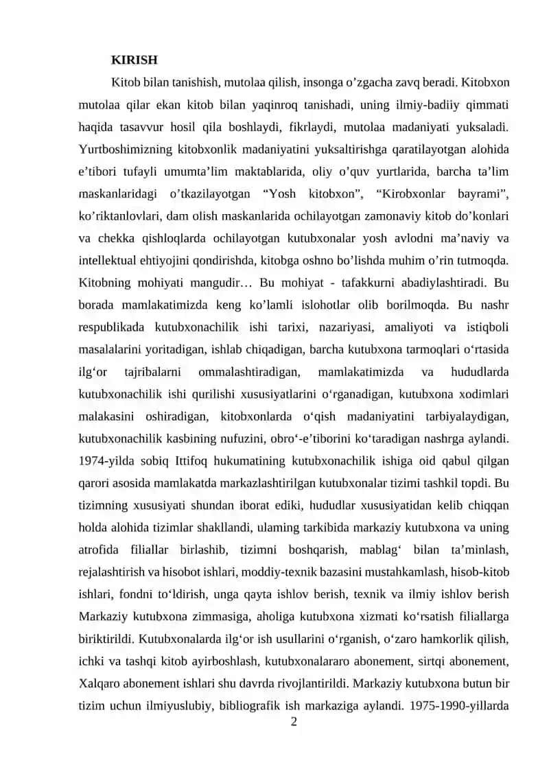 Kutubxonashunoslik Fanining Obyekti va Predmeti 2