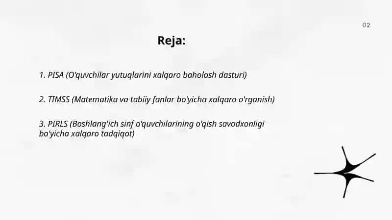 Ta'lim sifatini baholash bo'yicha xalqaro tadqiqotlar 2