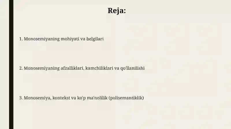 Terminlarning monosemantik xarakteri 2