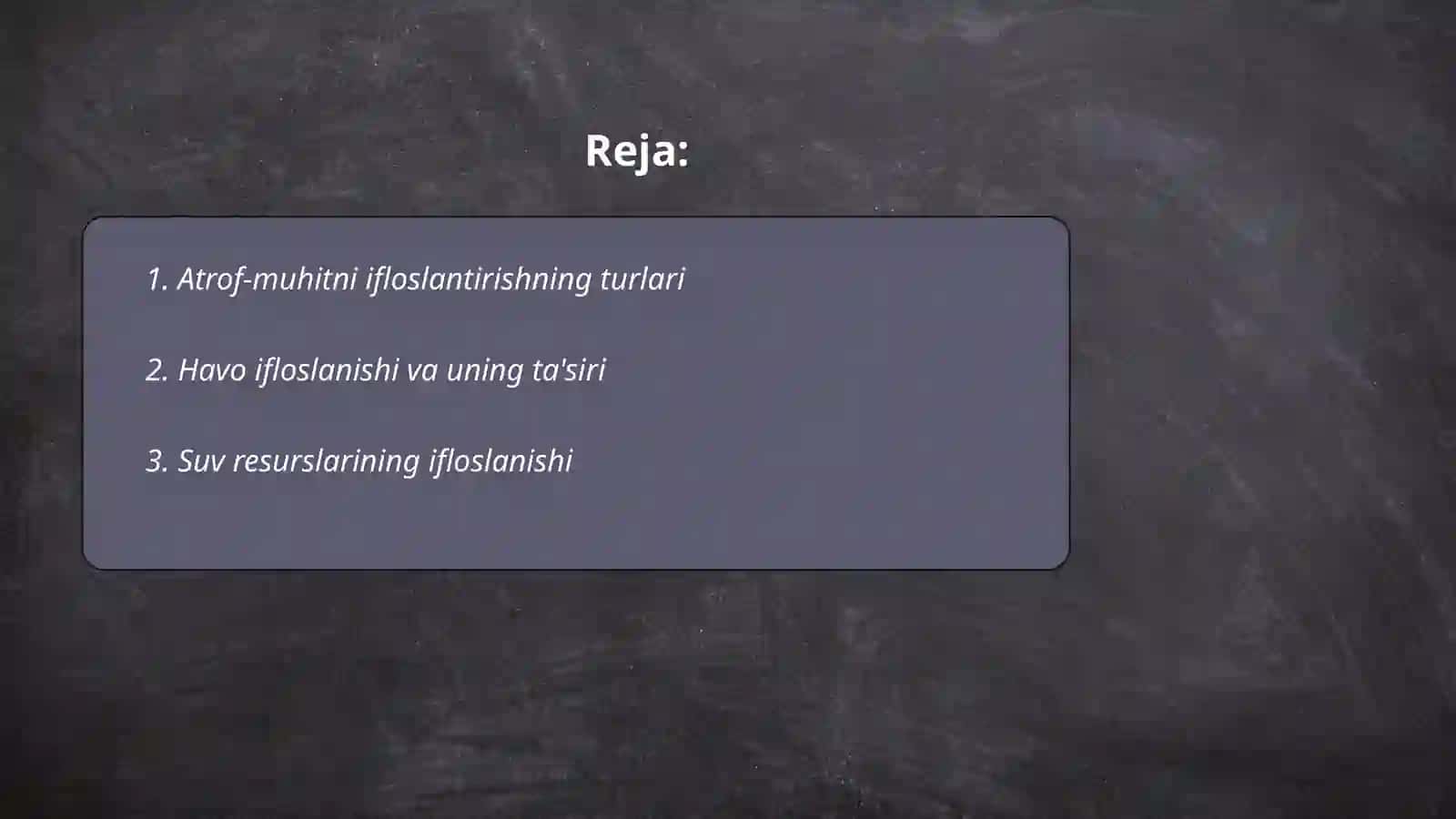 Atrof-muhitni ifloslantirish va muhandislik javobgarlik 2