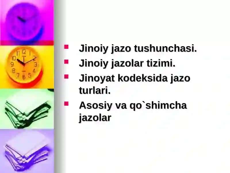Jinoiy jazolar tizimi 2