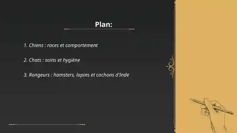 Les animaux domestique 2