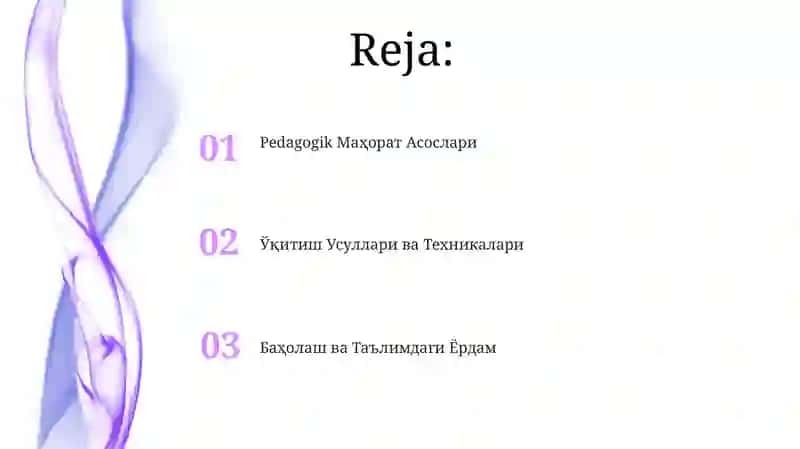Pedagogik mahorat asoslari 2