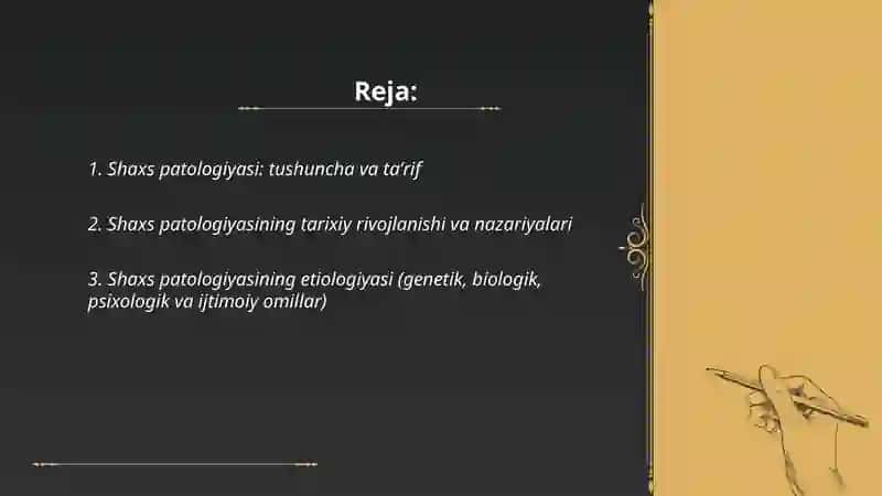 Shaxs patalogiyasi: tushuncha va taʼrif 2