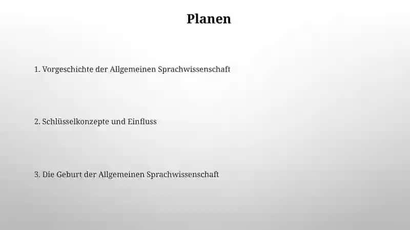 Vorgeschichte der Allgemeinen Sprachwissenschaft 2