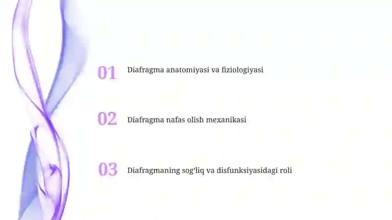 Diafragma nafas olish texnikasi 2