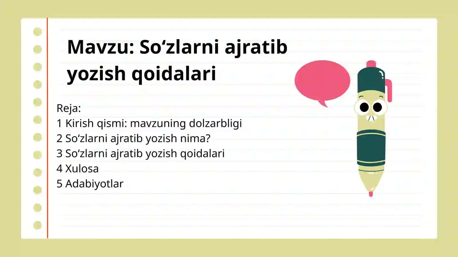 So‘zlarni ajratib yozish qoidalari 2