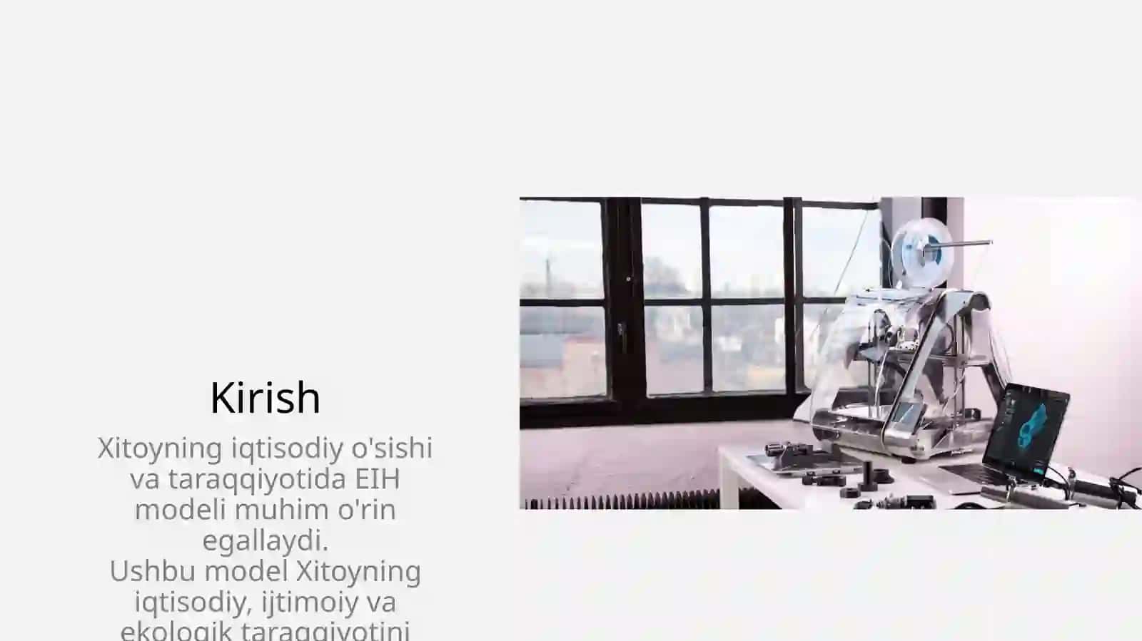 Xitoy EIH modeli xususiyatlari 2