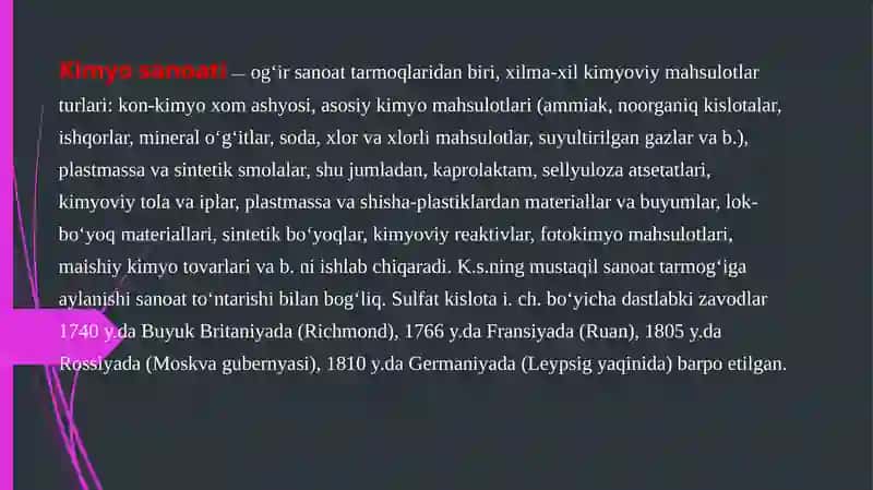 Kimyosanoati nigrilovchi qilish istiqbollari 2