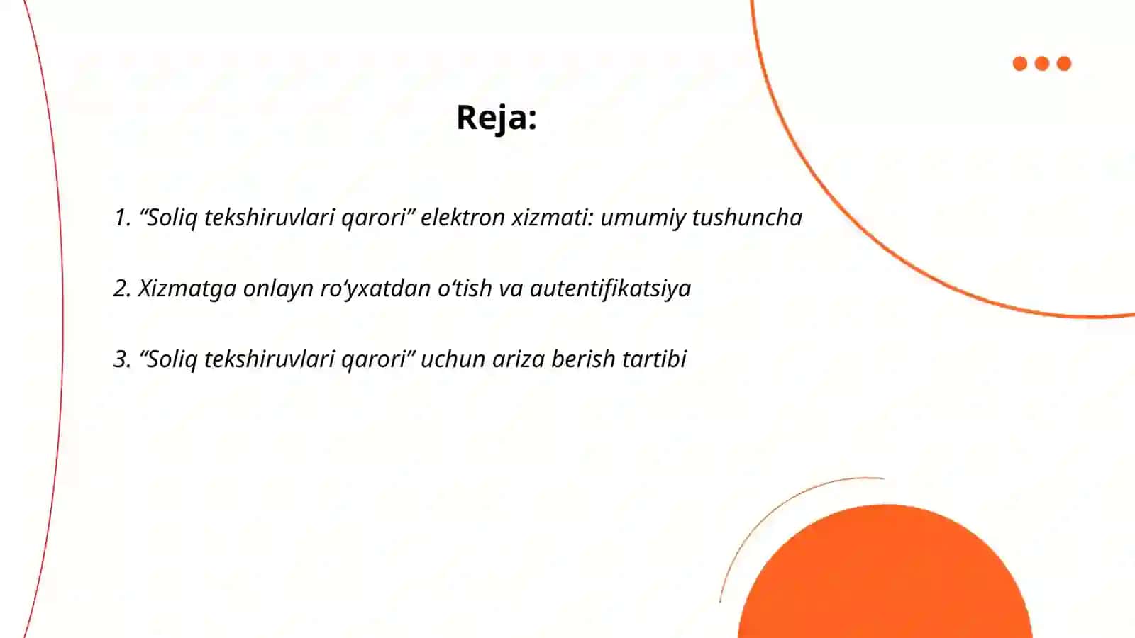 Soliq tekshiruvlari qarori elektron xizmati 2