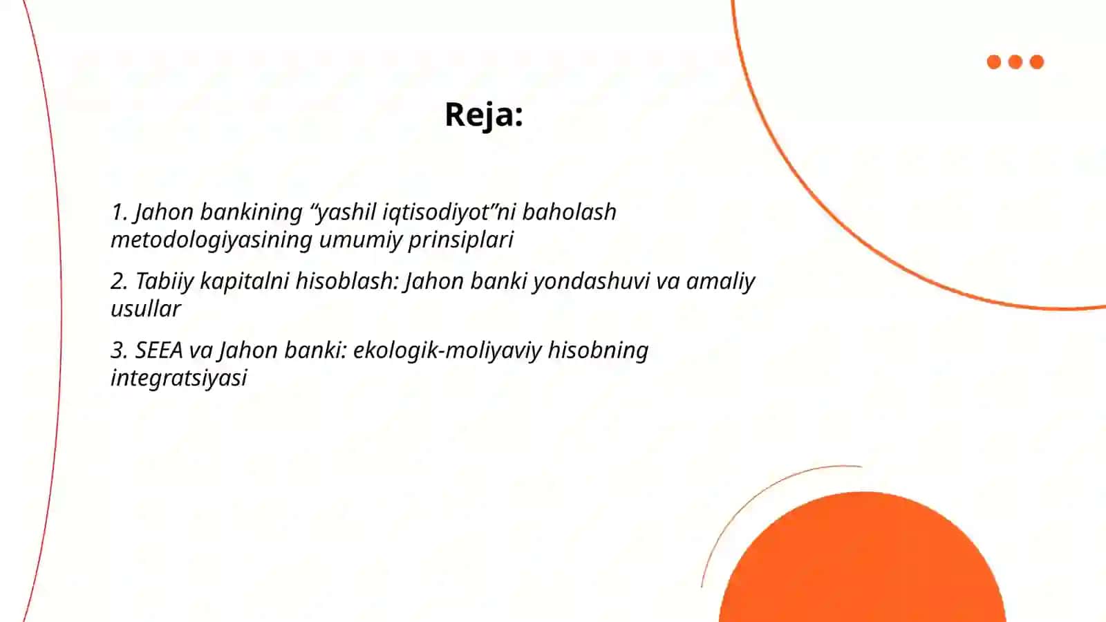 Jahon banki yondashuvi 2