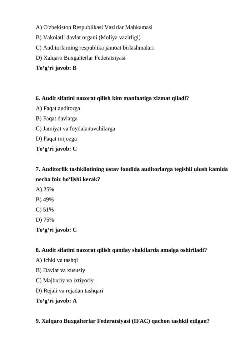 Audit sifati 2