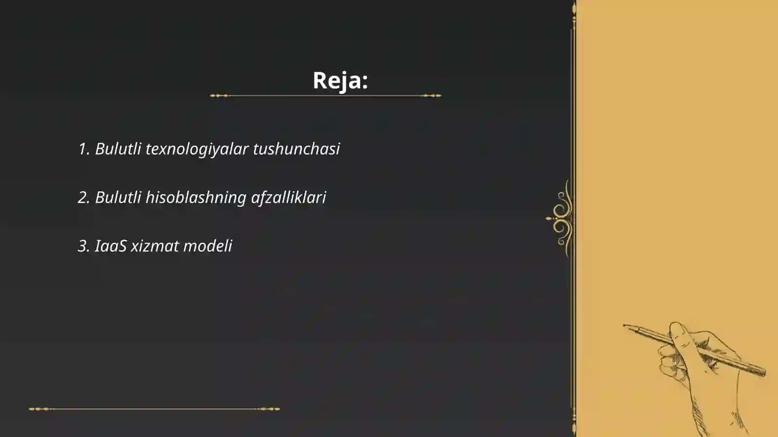 Bulutli texnologiyalarning asosiy tushunchasi 2