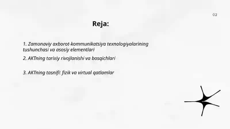 Zamonaviy axborot kommunikatsiya texnalogiyalarining tushunchasi va tasnifi 2
