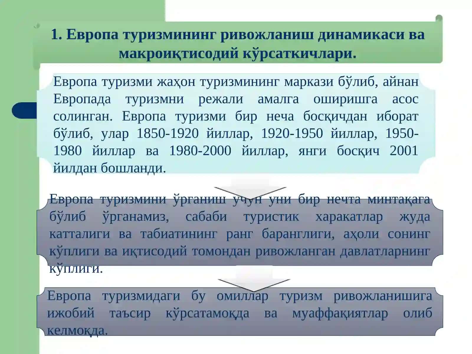 Европа туризми 2