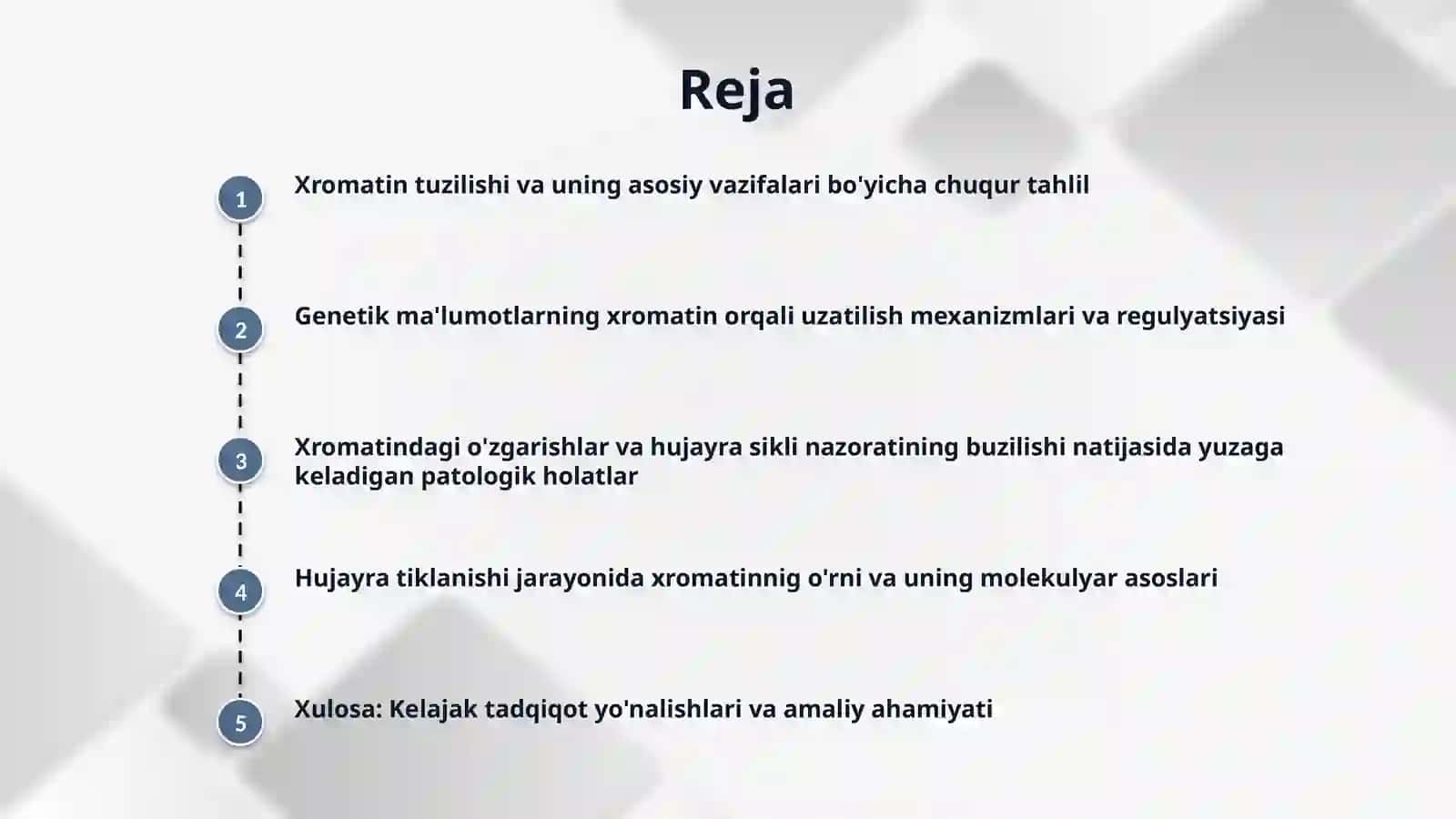 Xromatin va uning faoliyati
Hujayraning qayta tiklanishi 2