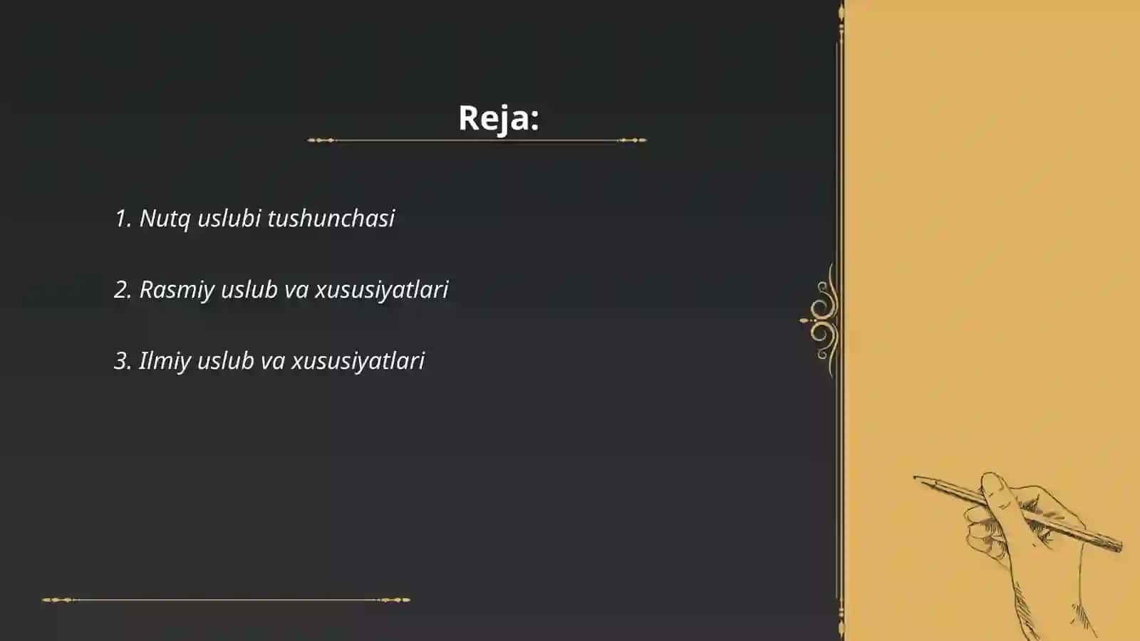 Nutq uslublari va ularning xususiyatlari 2