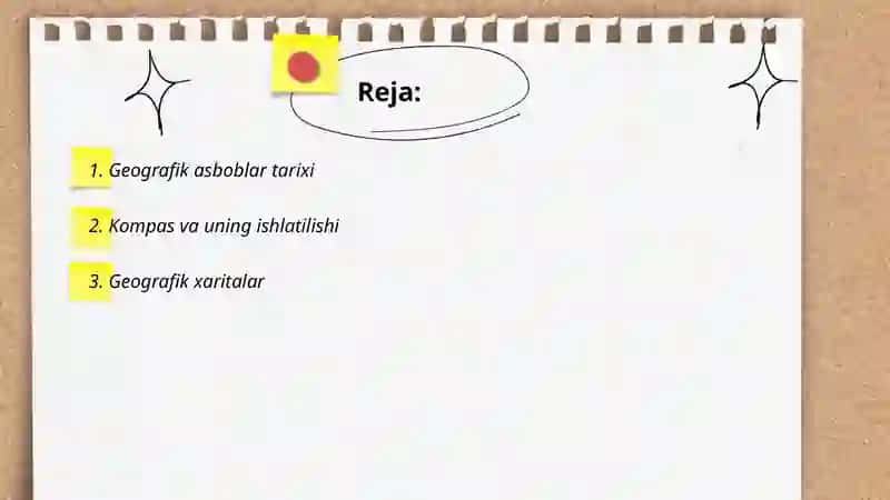 Geografik asboblar 2