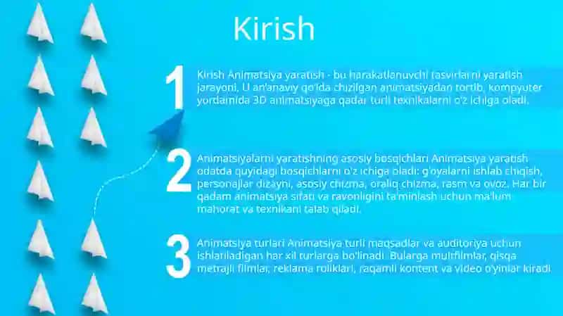 Animatsiya Yaratish 2