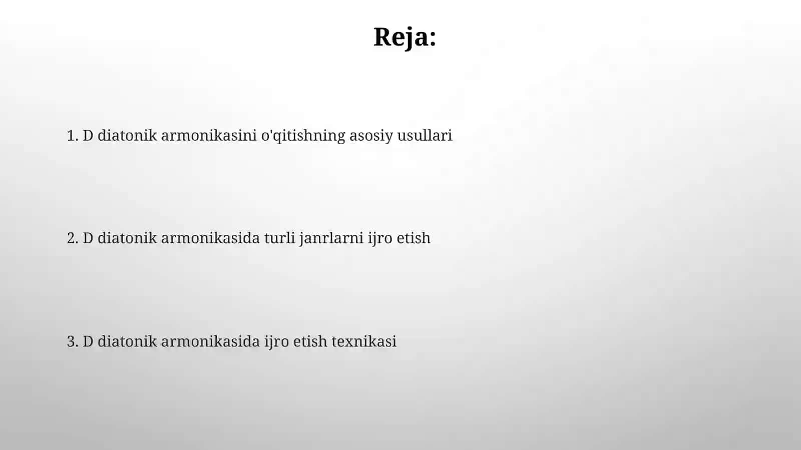 Diatonik Armonika haqida umumiy ma'lumot 2