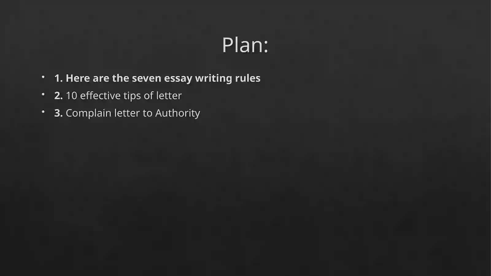 Rules of writing Essay. 10 effective tips of letter writing. Complain letter to Authority 2