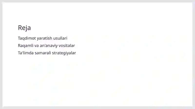 Taqdimotlar yaratish instrumеntаl vоsitаlаri 2