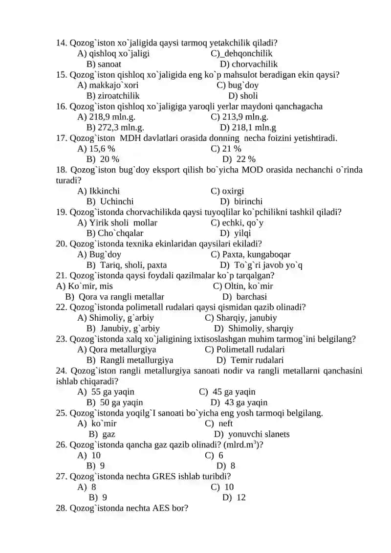 O`RTA OSIYO IQTISODIY VA IJTIMOIY GEOGRAFIYASI 2