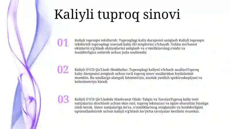 Kaliyli O'G'It Qo'Llash Muddatlar 2